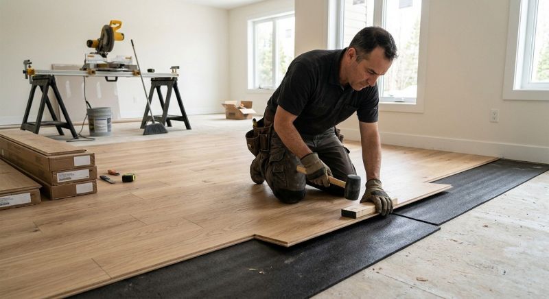 Engineered Wood Installation in Malden, MA