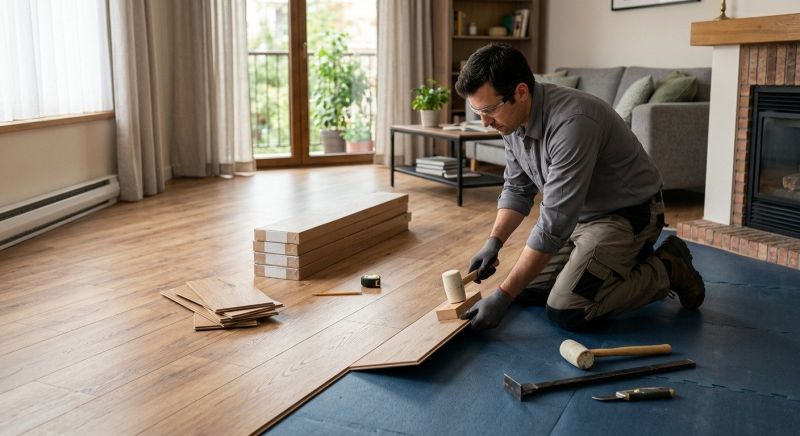 Laminate Floor Installation in Acton, MA