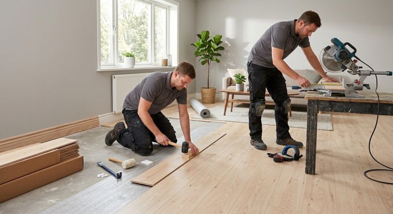 Laminate Floor Installation in Andover, MA