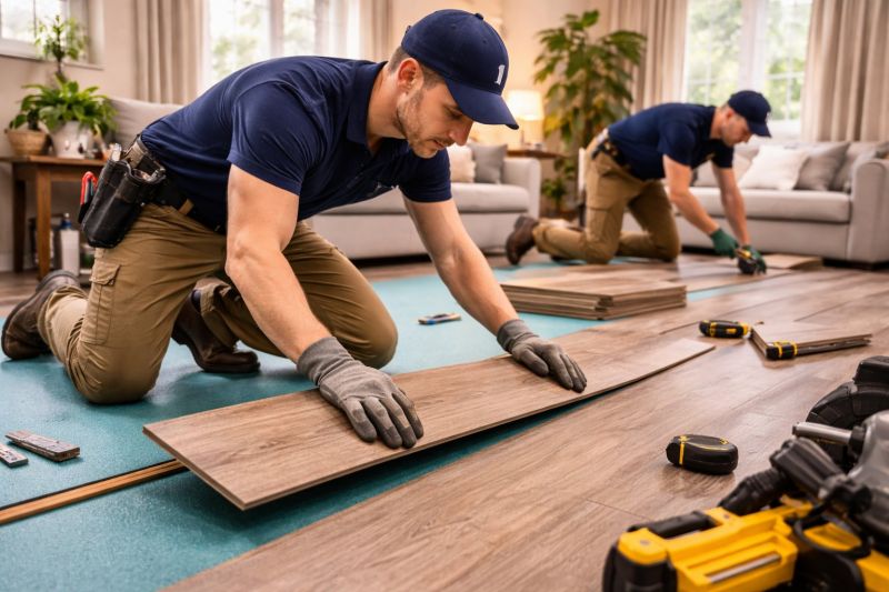Laminate Floor Replacement in Acton, MA