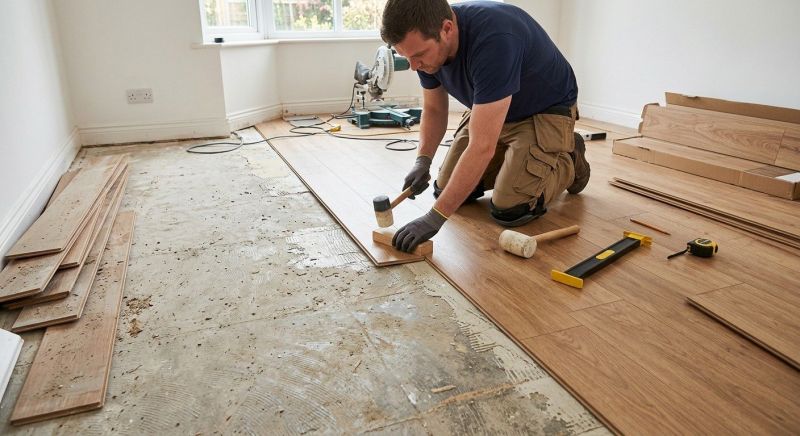 Laminate Floor Replacement in Chelmsford, MA