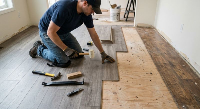 Laminate Floor Replacement in Holbrook, MA