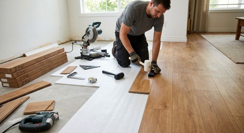 Laminate Floor Replacement in Stoneham, MA