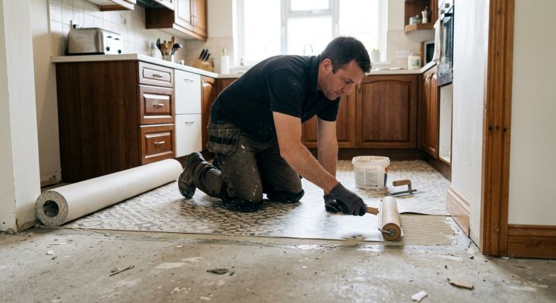 Linoleum Floor Installation in Hyde Park, MA