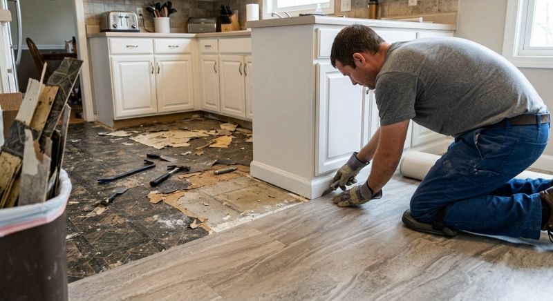 Linoleum Floor Installation in Lawrence, MA