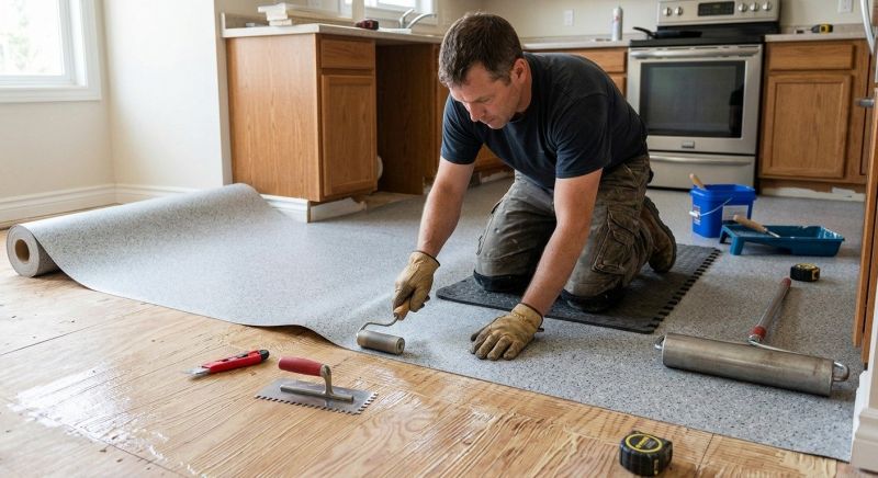Linoleum Floor Installation in Wilmington, MA