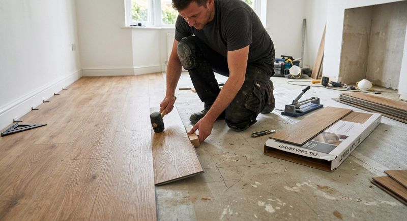 Luxury Vinyl Tile Installation in Norwood, MA