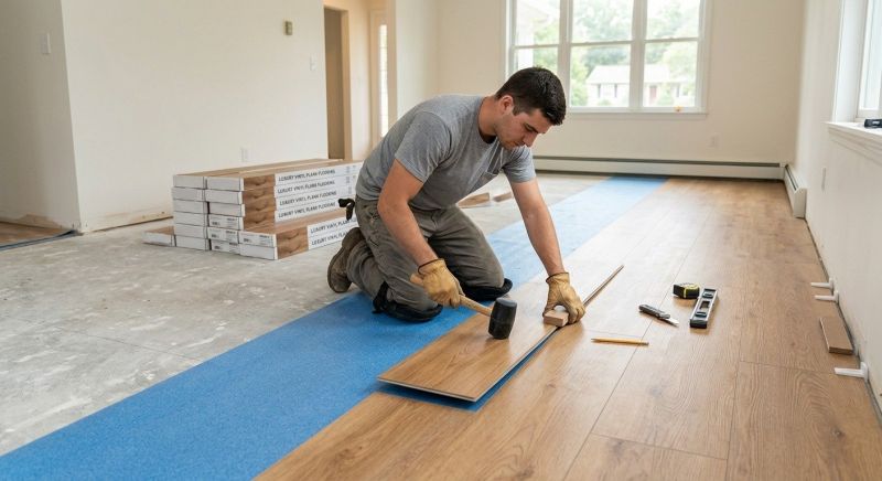 Lvt Flooring Installation in Hanover, MA