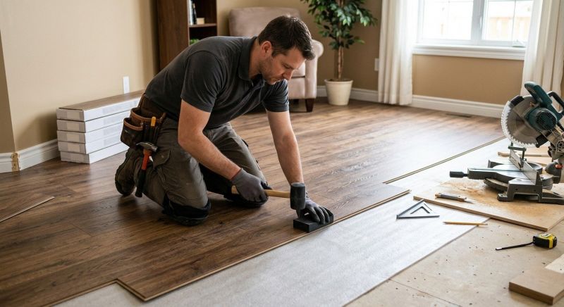 Plank Laminate Installation in Malden, MA