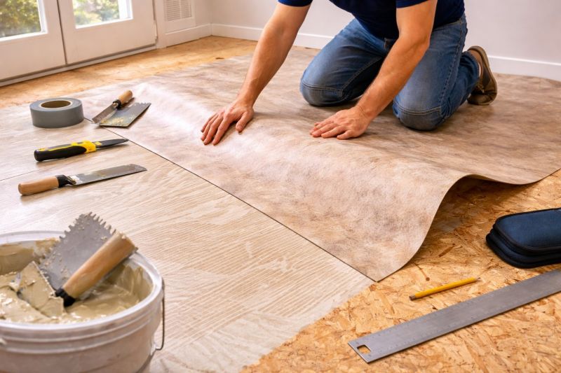 Sheet Flooring Installation in Rowley, MA