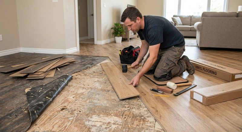 Vinyl Flooring Installation in Andover, MA